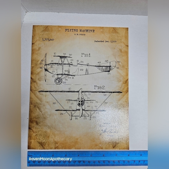 4 PC New Plane Art 8 x 10 - Picture 6 of 7